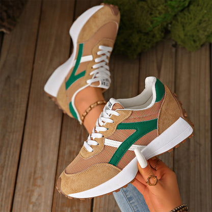 Women's Retro Mesh Platform Sneakers