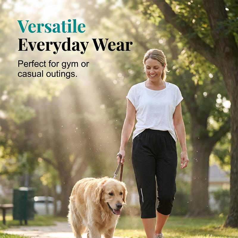 ⏳Limited-time 50% off⏰Women's Casual Quick-Dry Stretchy Capri Pants👖