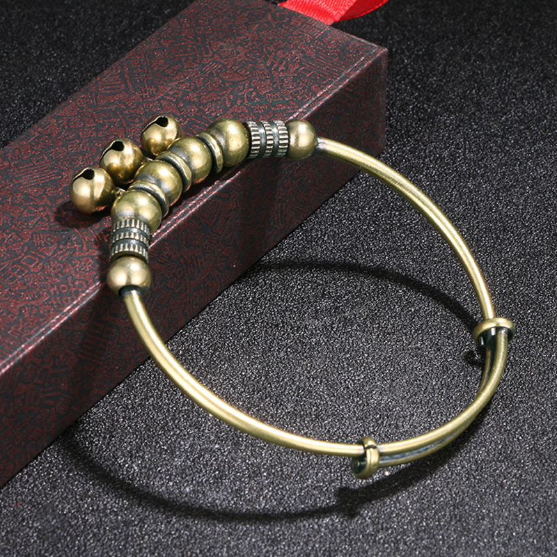✨ 50% OFF NOW! 🔔 Push-Pull Adjustable Bell Bangle – Stylish, stretchable & perfect for daily wear – slips on and off easily 💎