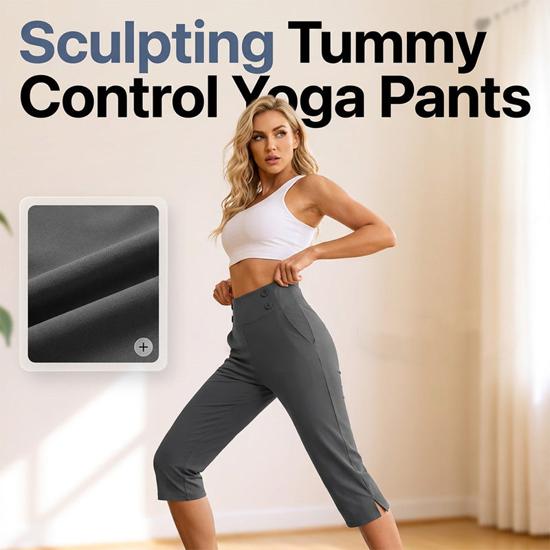 Elegant Tummy Control Yoga Pants