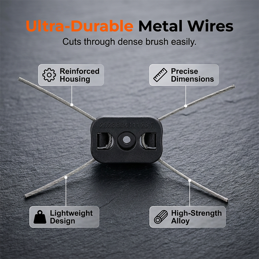 Heavy-Duty Steel Wire Weed Eater Head