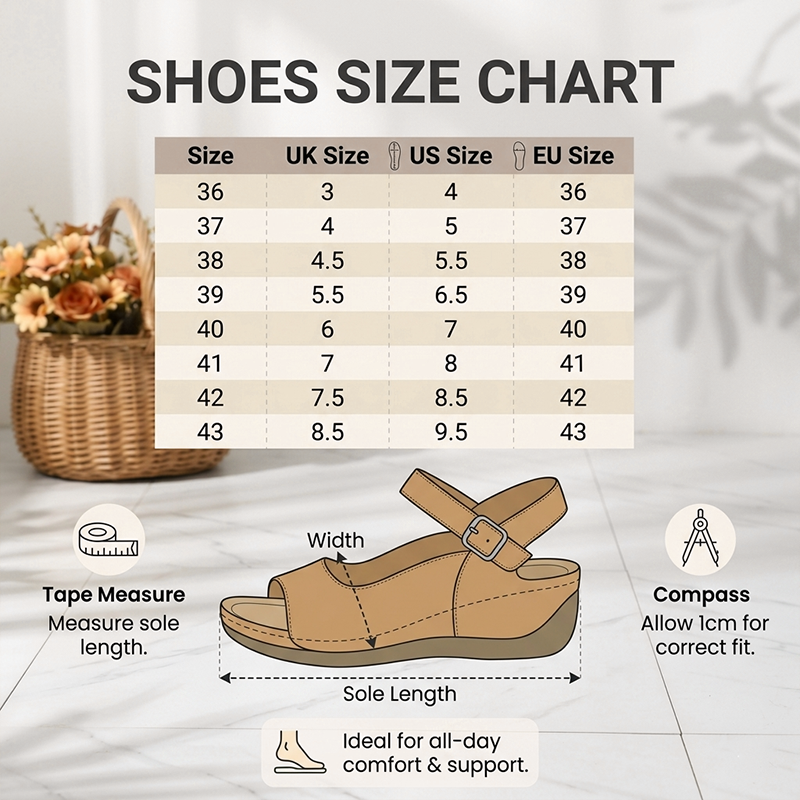 Women's Open Toe Wedge Sandals with Ankle Strap