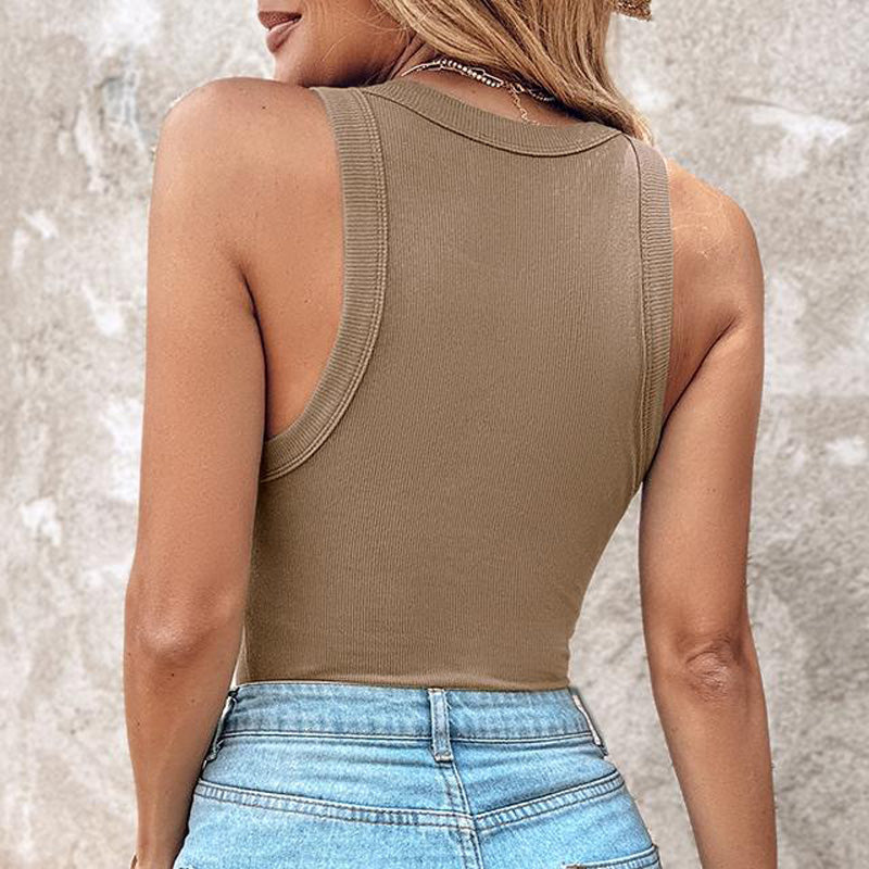 💥50％ OFF💥Women's Ribbed Tank Top with Shelf Bra|✅ Built-In Shelf Bra|🩱Stretch Breathable|🌿Versatile Layering|🧥 Flattering Slim Fit ✨