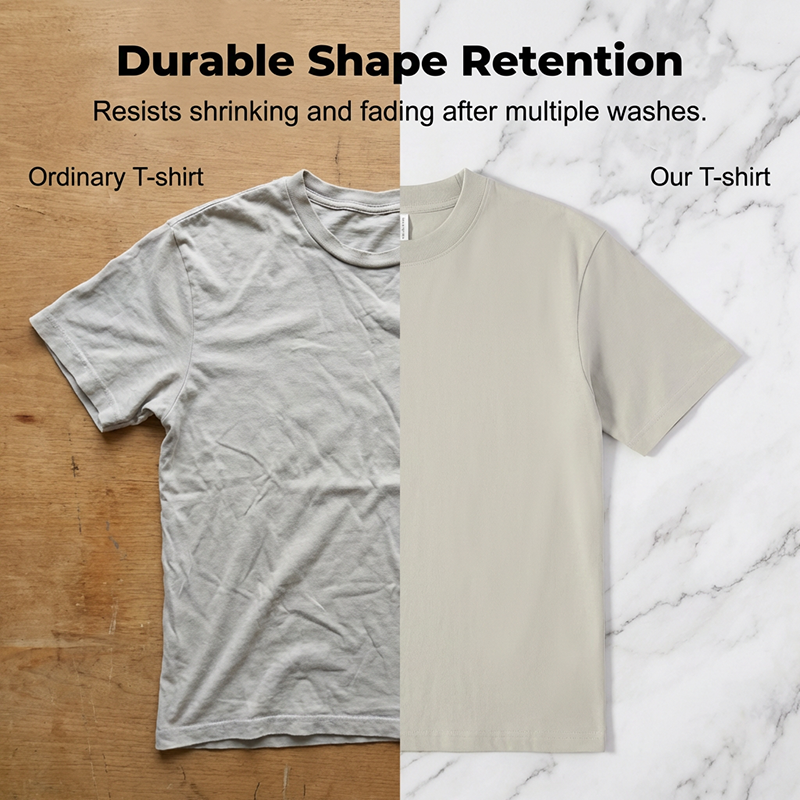 Men's Solid Color Drop-Shoulder T-Shirt