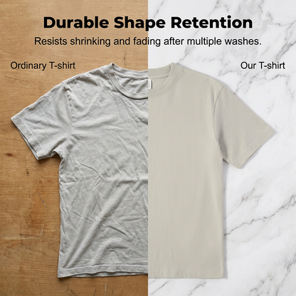Men's Solid Color Drop-Shoulder T-Shirt