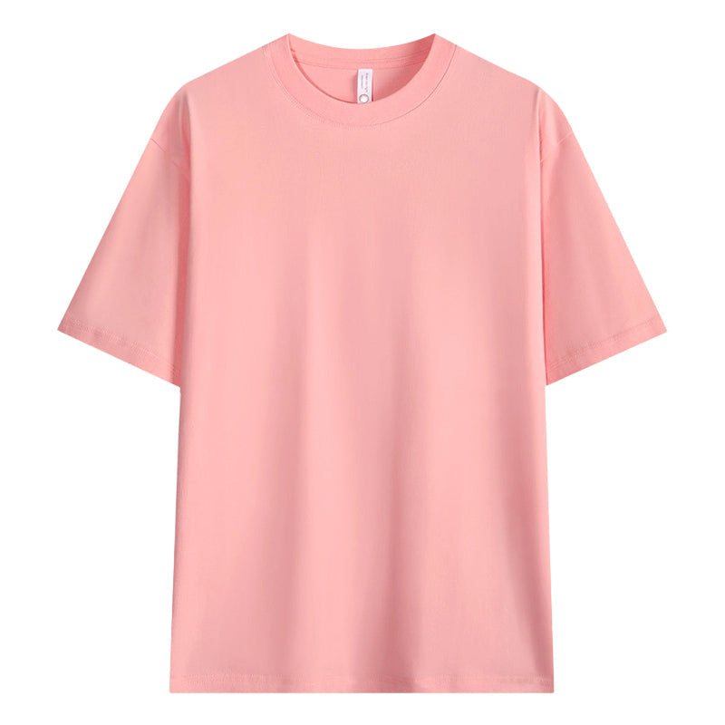 Men's Solid Color Drop-Shoulder T-Shirt