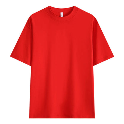 Men's Solid Color Drop-Shoulder T-Shirt