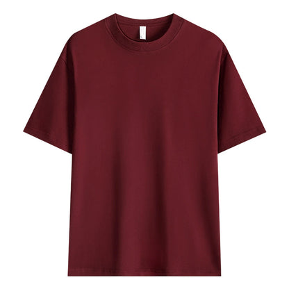 Men's Solid Color Drop-Shoulder T-Shirt