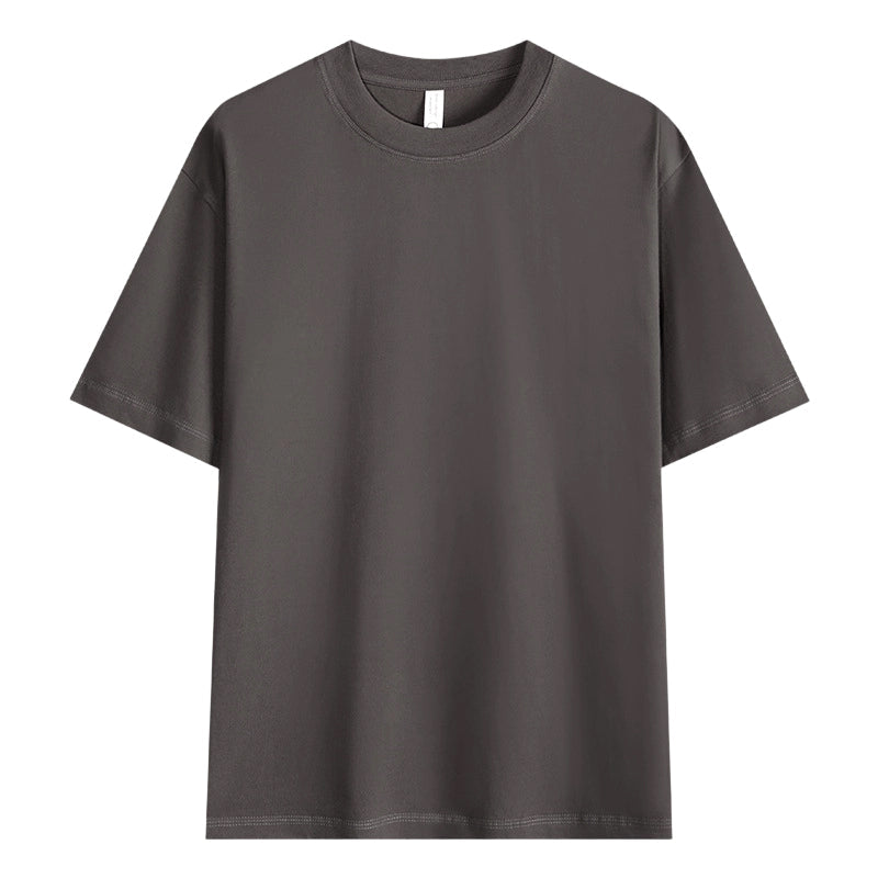 Men's Solid Color Drop-Shoulder T-Shirt