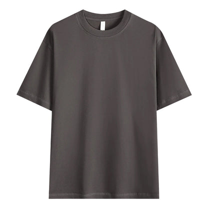 Men's Solid Color Drop-Shoulder T-Shirt