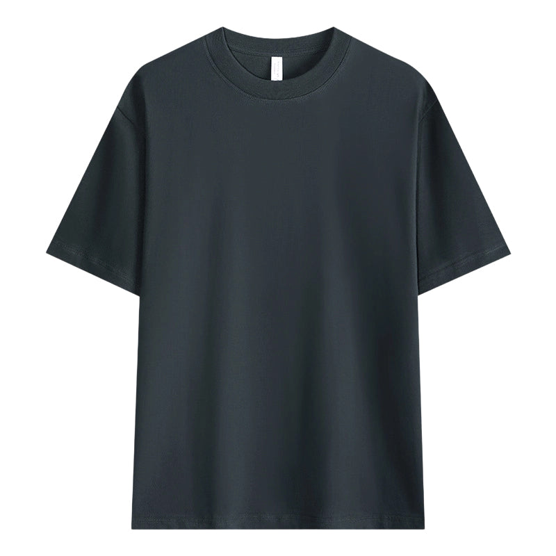 Men's Solid Color Drop-Shoulder T-Shirt