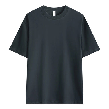 Men's Solid Color Drop-Shoulder T-Shirt