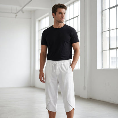 Men's Casual Harem Capri Pants