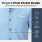 Men's Short-Sleeve Stand-Up Collar Shirt