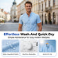 Men's Short-Sleeve Stand-Up Collar Shirt
