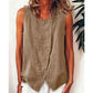 Summer Loose Fit Button-Up Tunic Vest