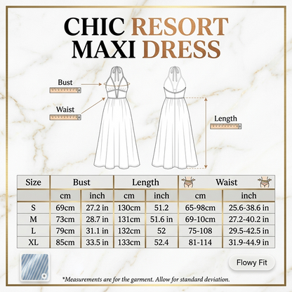 Women's Striped Halter Neck Maxi Dress