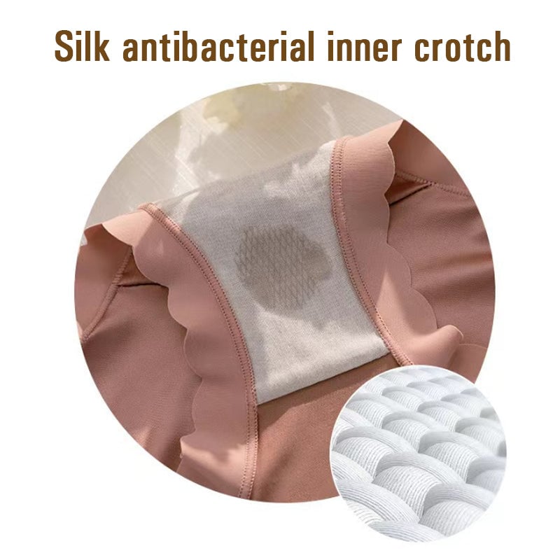 🔥Buy 1 Get 3🔥Premium Satin Antibacterial Ice Silk Moisture-absorbing Panties