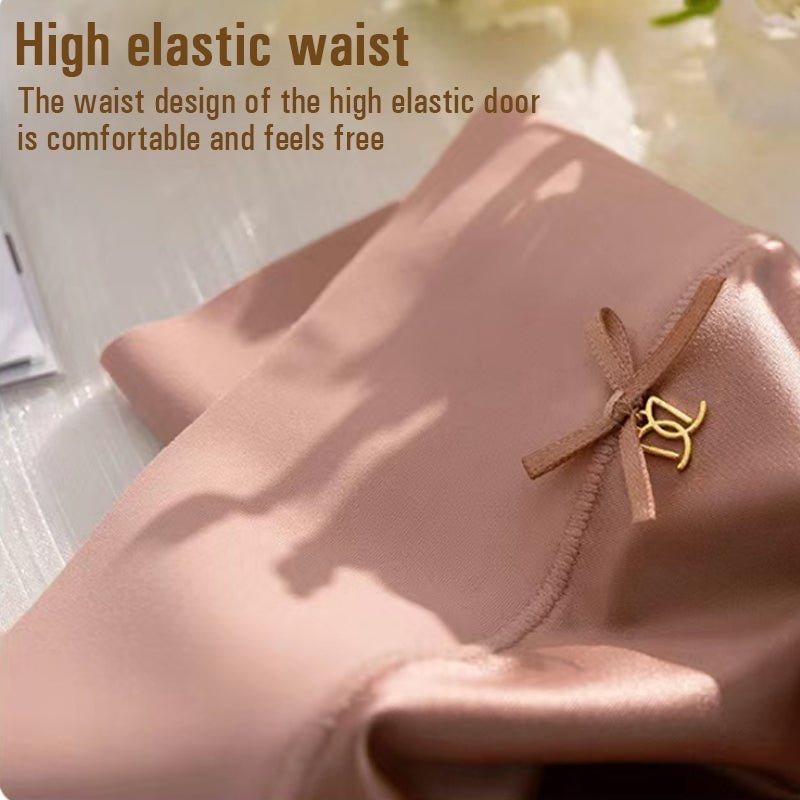 🔥Buy 1 Get 3🔥Premium Satin Antibacterial Ice Silk Moisture-absorbing Panties