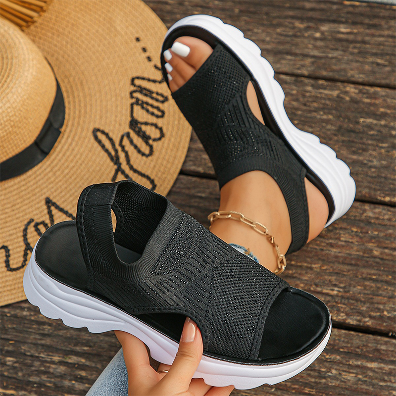 Women's Breathable Mesh Platform Sandals