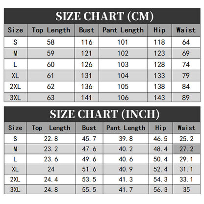 Women's Print Top & Pants 2-Piece Set