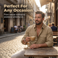 Men's Casual Long Sleeve Shirt with Pockets