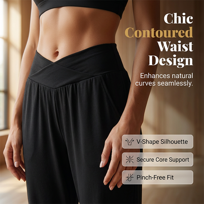 Women's High-Waist Casual Jogger Pants with Pockets