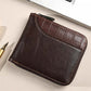 👛 LIMITED-TIME 50% OFF! ✨ Men's PU Leather Wallet – Zip-Around, 4 Colors, 11.5x9.5cm 🤵