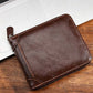 👛 LIMITED-TIME 50% OFF! ✨ Men's PU Leather Wallet – Zip-Around, 4 Colors, 11.5x9.5cm 🤵
