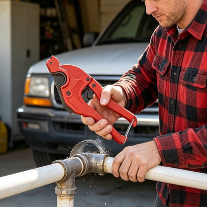 🔧⚙️ Heavy-Duty Ratchet Pipe Cutter – Effortless ratchet mechanism, clean cuts