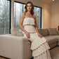 👗💫 Women's Strapless Tiered Ruffle Smocked Dress – Elegant, Flattering, Versatile Occasion Wear ✨