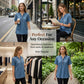 Women's Breathable Casual Denim Look Top
