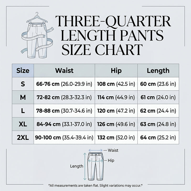 Women's Casual Cropped Pants with Button Detail