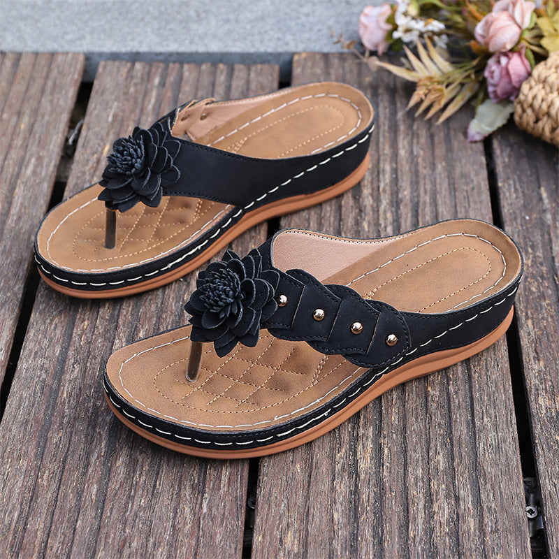 🌷Women's Floral Thong Sandals with Arch Support 🌸 Lightweight, Stylish & Unbelievably Comfy