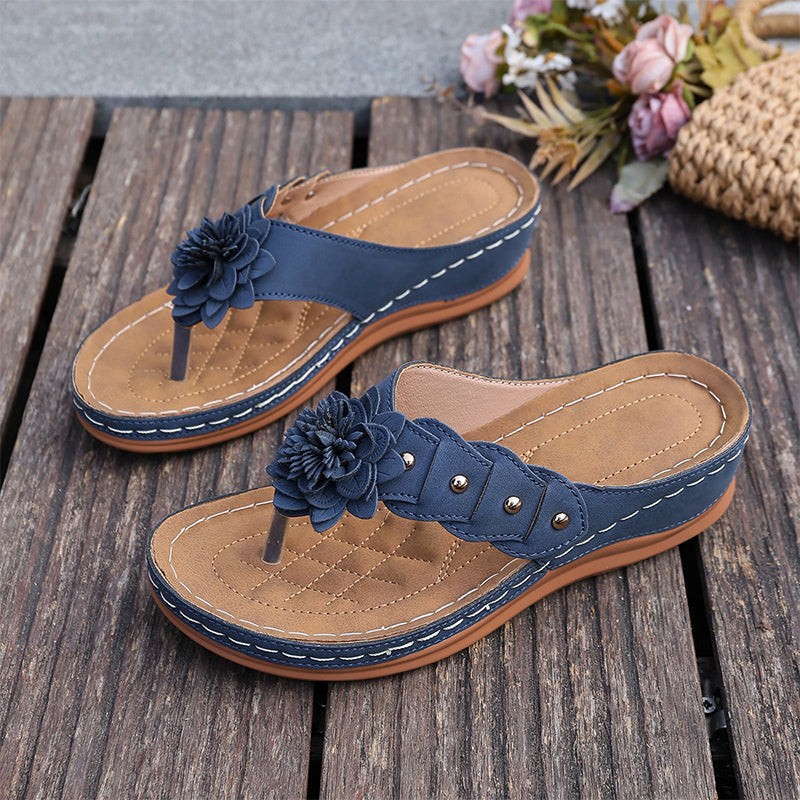 🌷Women's Floral Thong Sandals with Arch Support 🌸 Lightweight, Stylish & Unbelievably Comfy
