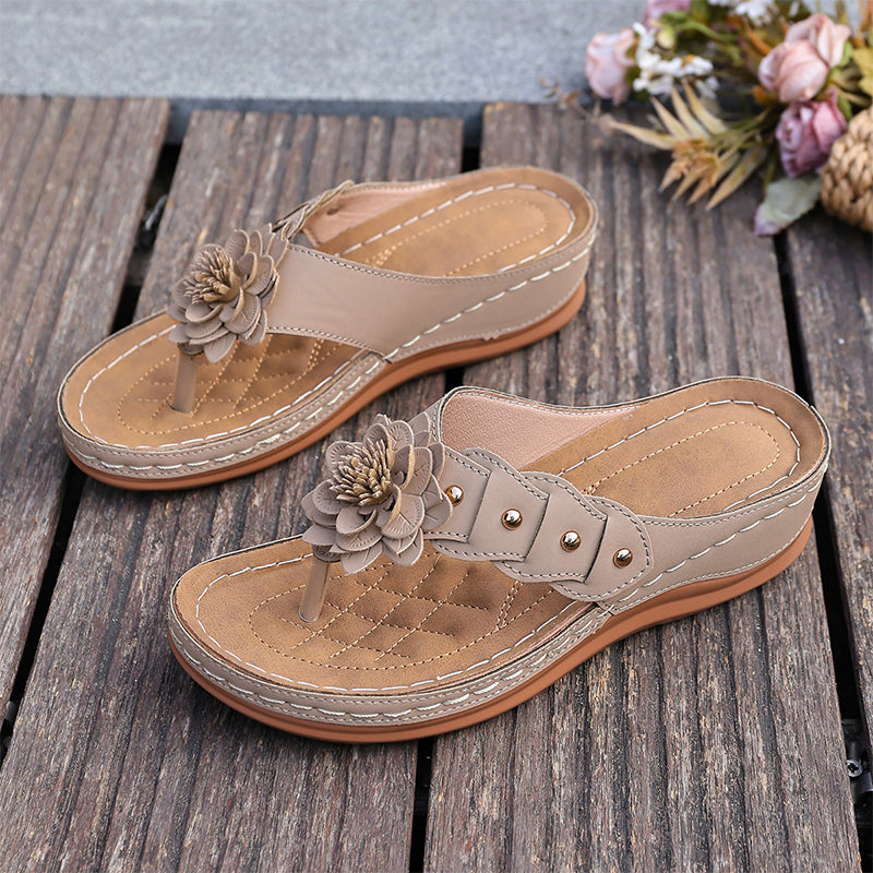 🌷Women's Floral Thong Sandals with Arch Support 🌸 Lightweight, Stylish & Unbelievably Comfy