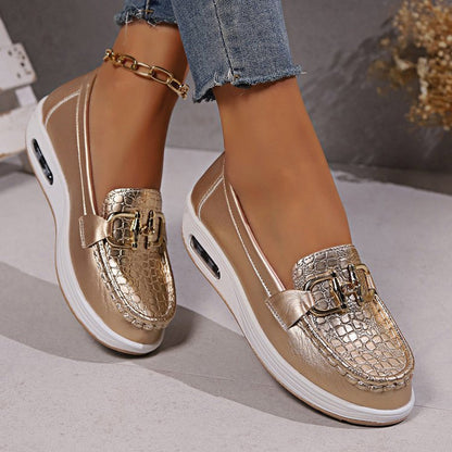 Women's Comfort Thick Sole Slip-On Shoes
