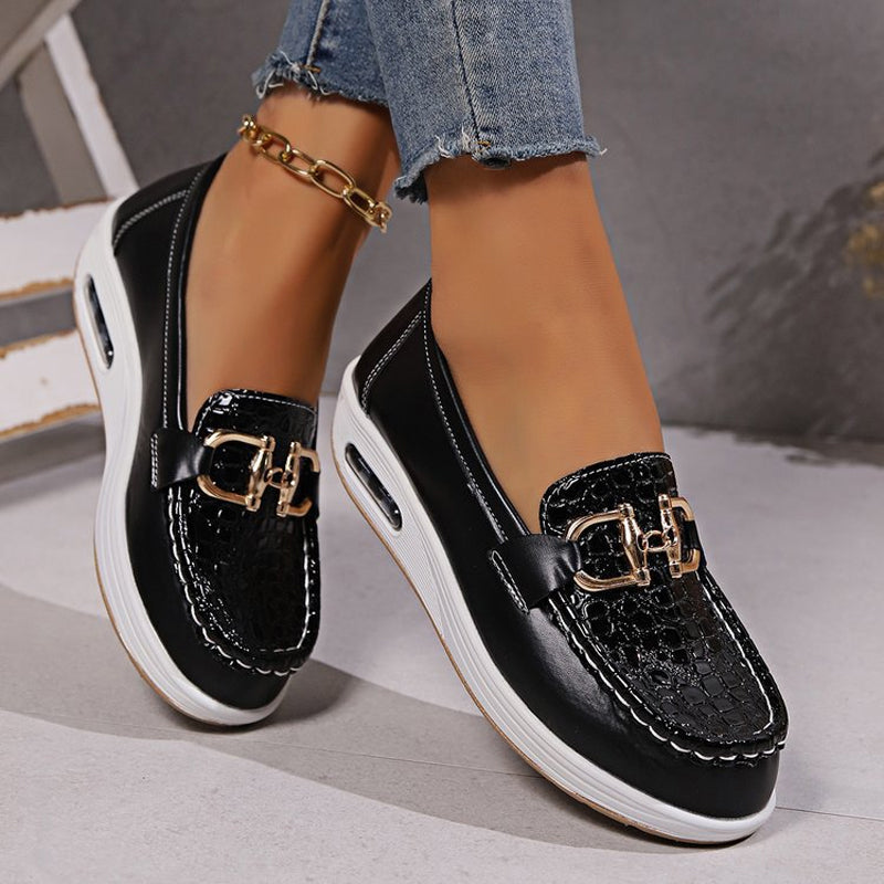 Women's Comfort Thick Sole Slip-On Shoes