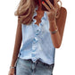 Women's Casual V-Neck Sleeveless Top