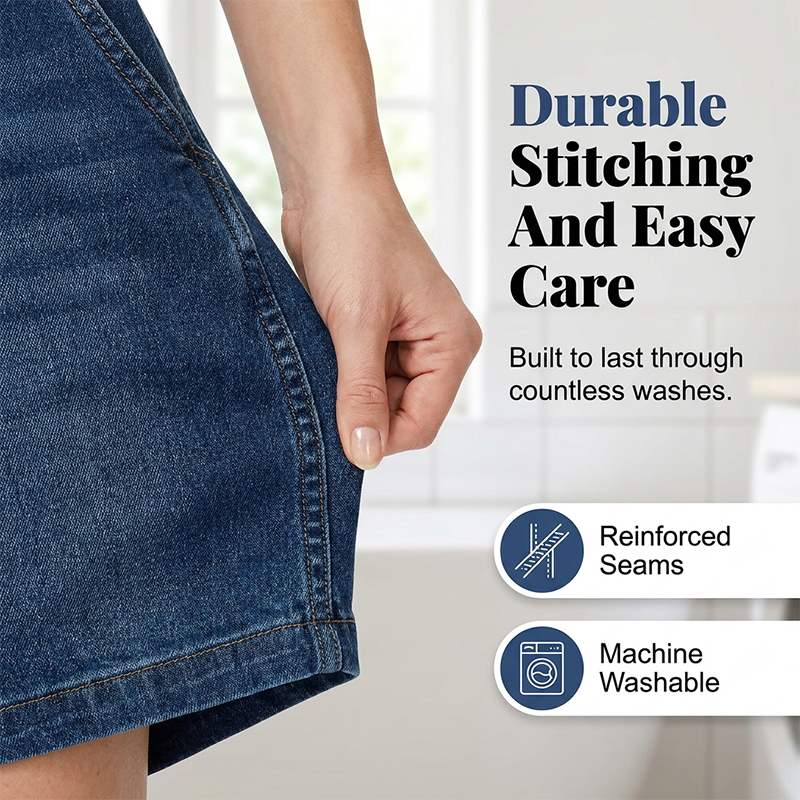 🔥HOT SALE 50% OFF🔥Women's Casual Short Sleeve Denim Romper