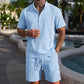 Men's Breathable Casual Two-Piece Set