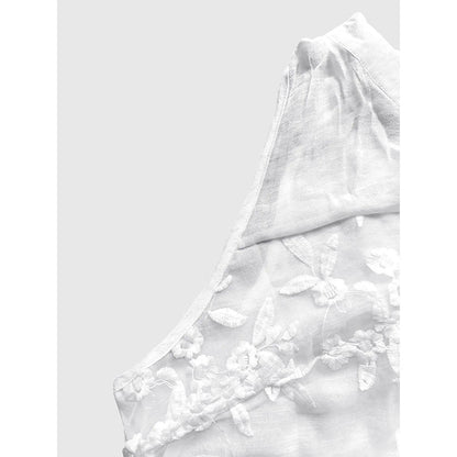 ✨ 50% OFF! ✨ Women’s Chic Floral Lace Sleeveless Shirt