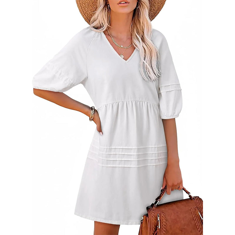 Women's Loose Fit Casual Denim Dress