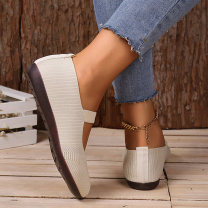 👟🌬️ 50% OFF! Breathable Knit Flats – Soft as clouds, anti‑slip sole. Walk for hours, feet stay cool & fresh. Your new favourite! 🌸✨