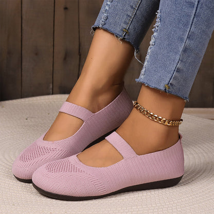 👟🌬️ 50% OFF! Breathable Knit Flats – Soft as clouds, anti‑slip sole. Walk for hours, feet stay cool & fresh. Your new favourite! 🌸✨