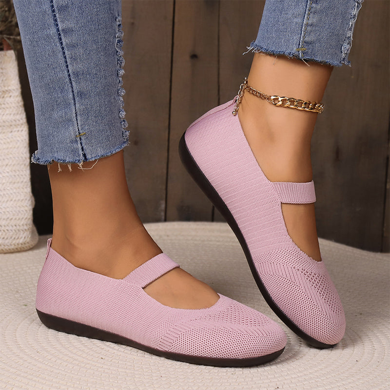 👟🌬️ 50% OFF! Breathable Knit Flats – Soft as clouds, anti‑slip sole. Walk for hours, feet stay cool & fresh. Your new favourite! 🌸✨