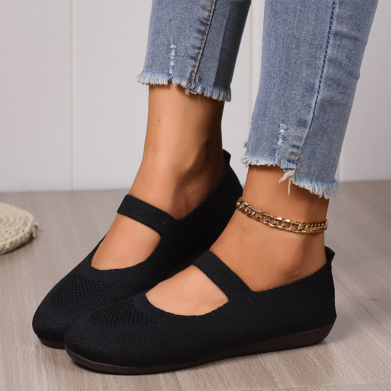 👟🌬️ 50% OFF! Breathable Knit Flats – Soft as clouds, anti‑slip sole. Walk for hours, feet stay cool & fresh. Your new favourite! 🌸✨