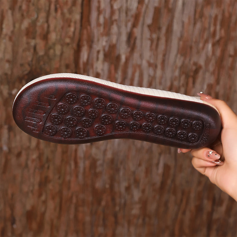 👟🌬️ 50% OFF! Breathable Knit Flats – Soft as clouds, anti‑slip sole. Walk for hours, feet stay cool & fresh. Your new favourite! 🌸✨