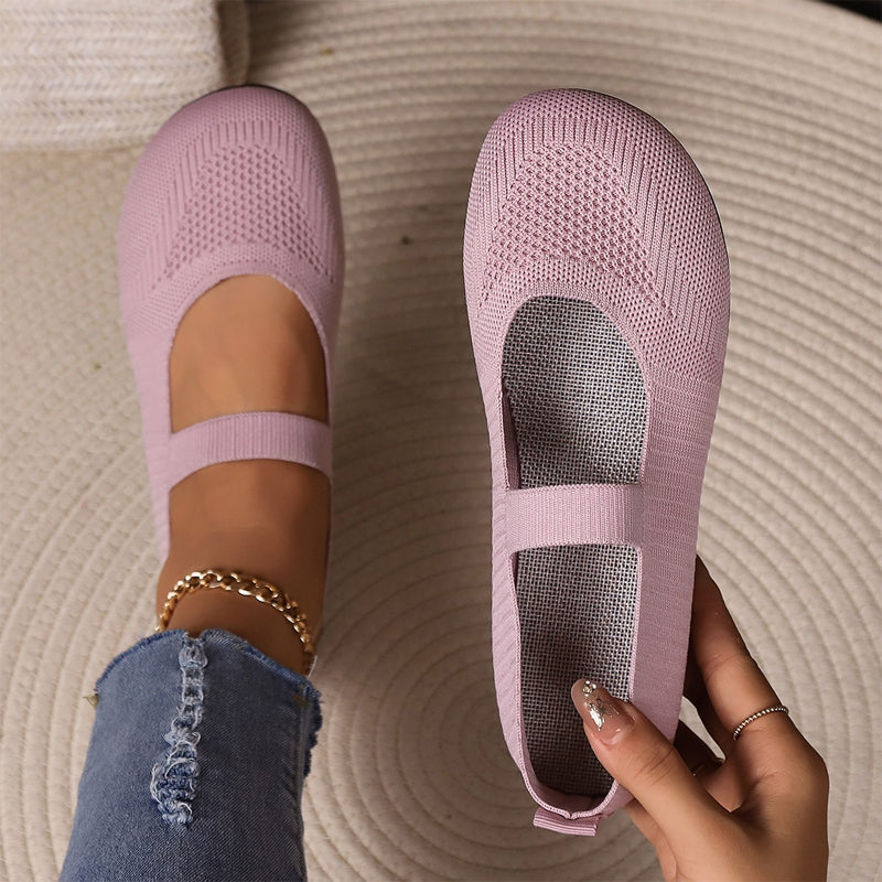 👟🌬️ 50% OFF! Breathable Knit Flats – Soft as clouds, anti‑slip sole. Walk for hours, feet stay cool & fresh. Your new favourite! 🌸✨