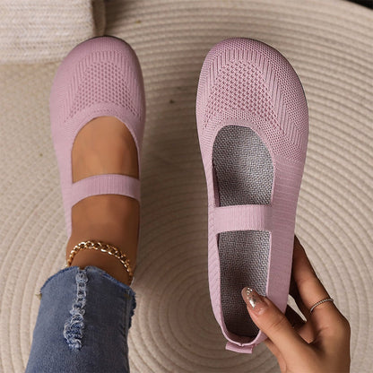 👟🌬️ 50% OFF! Breathable Knit Flats – Soft as clouds, anti‑slip sole. Walk for hours, feet stay cool & fresh. Your new favourite! 🌸✨